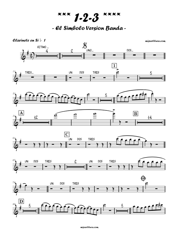 La imagen puede contener una previsualizacion de una partitura